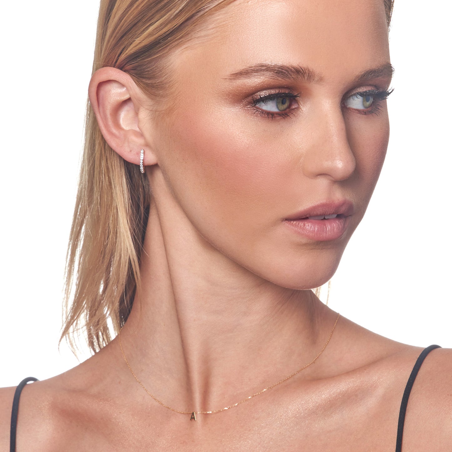Golden Signature Initial Necklace