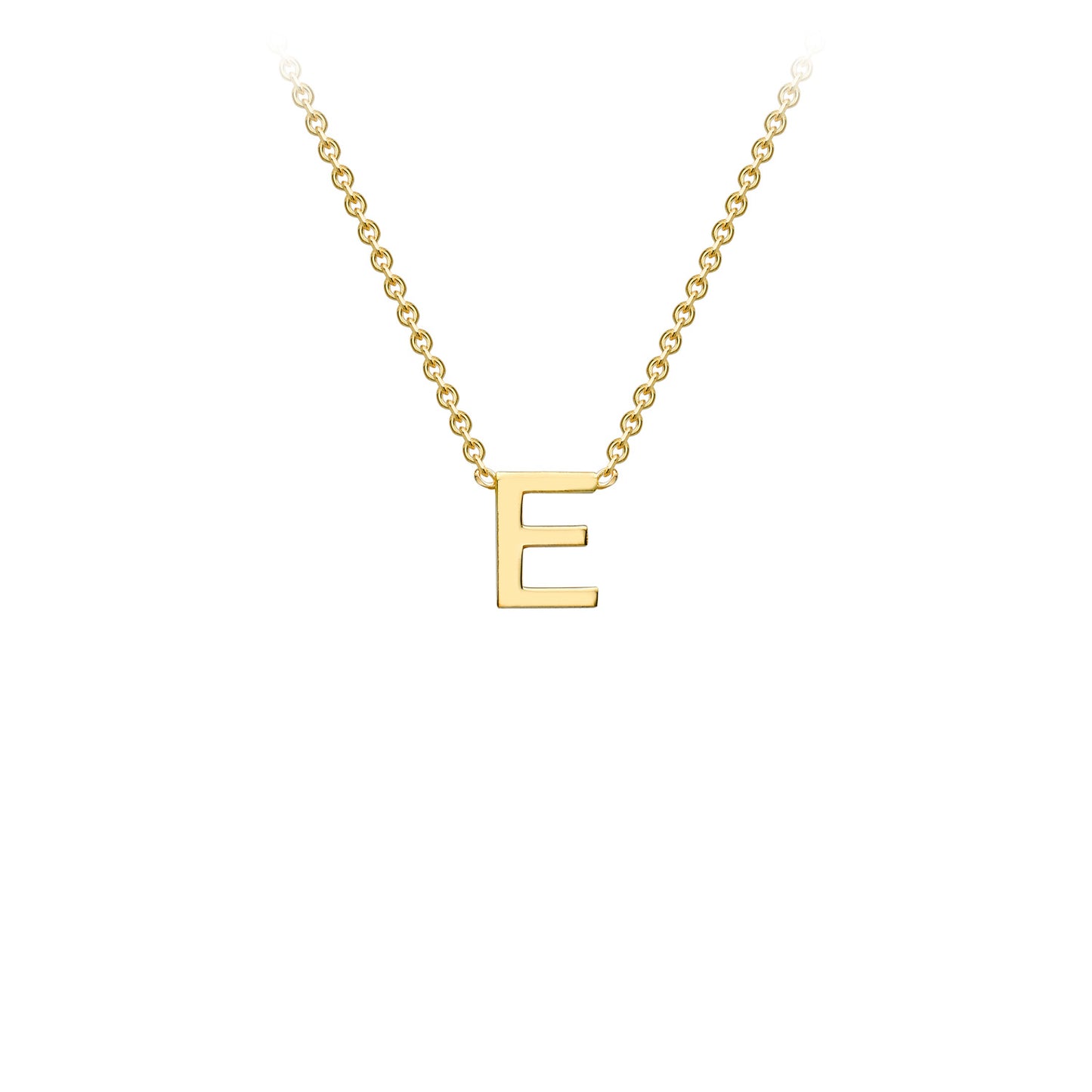 Golden Signature Initial Necklace