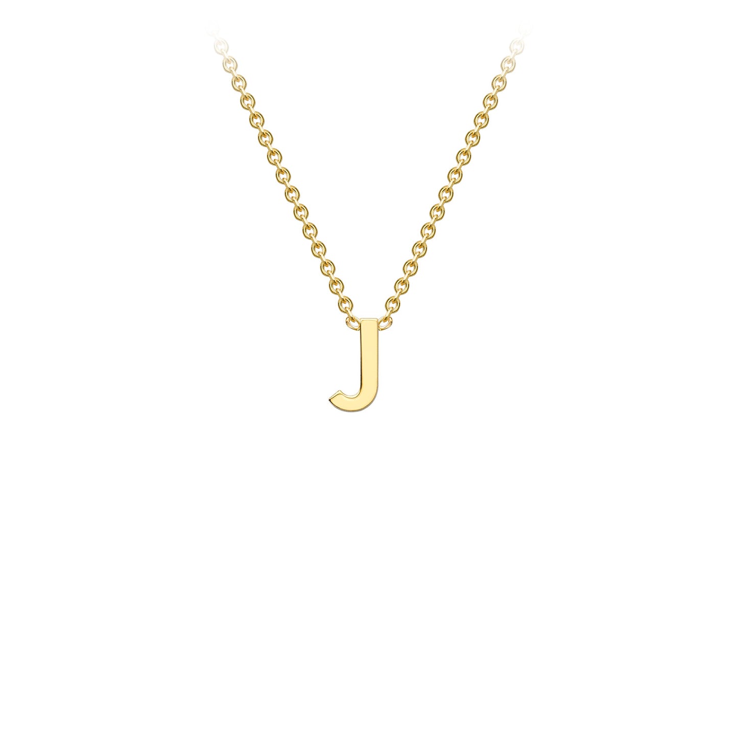 Golden Signature Initial Necklace
