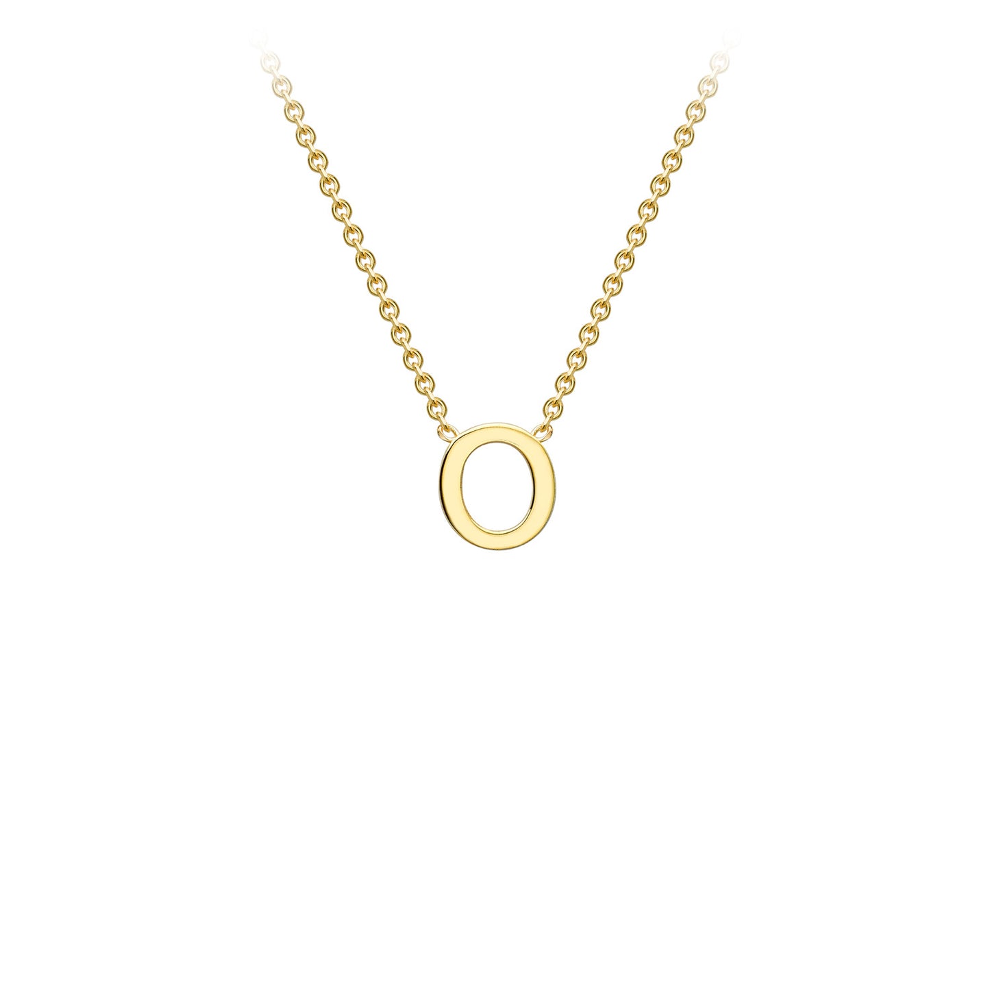 Golden Signature Initial Necklace