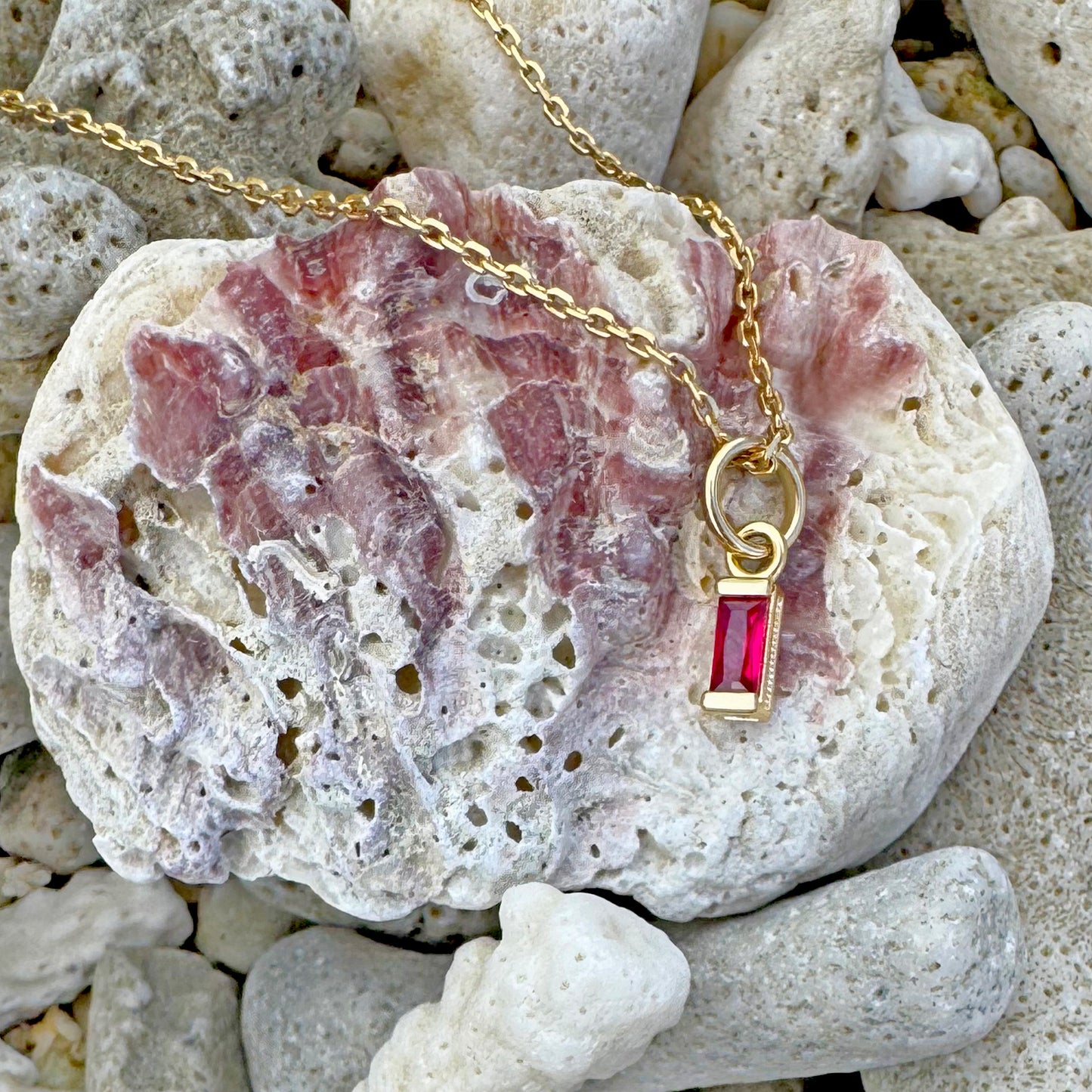 18K gold-filled Signature Birthstone Charms