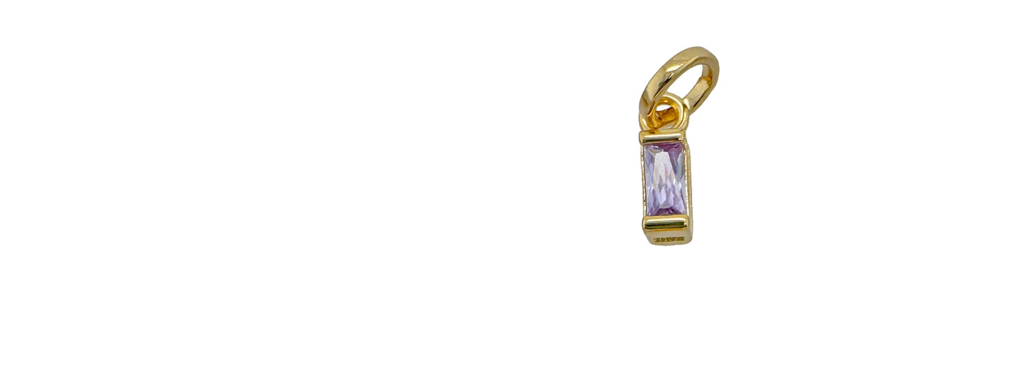 18K gold-filled Signature Birthstone Charms
