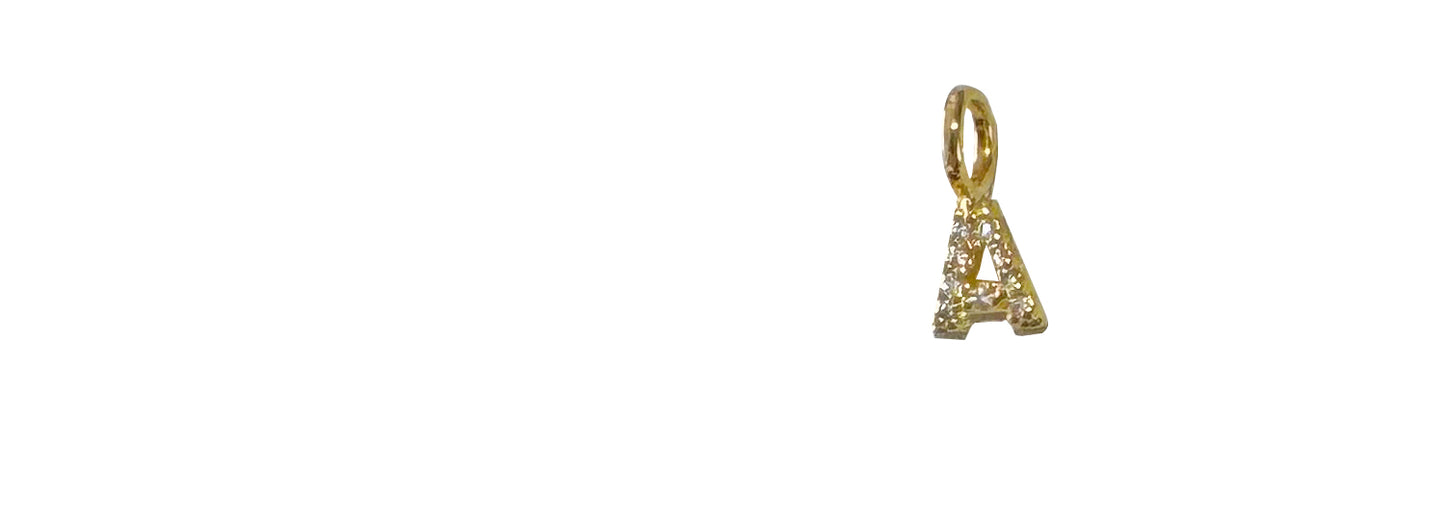 18K gold-filled Atelier Initial Charms