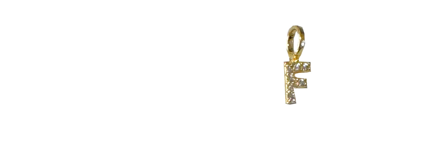 18K gold-filled Atelier Initial Charms