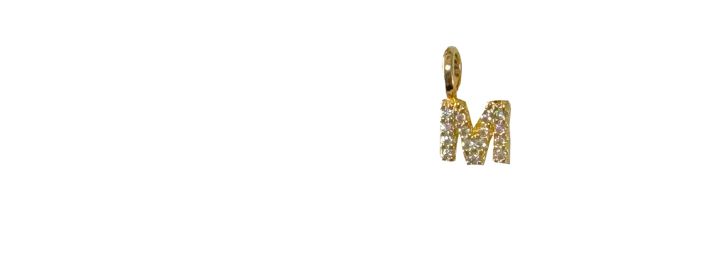 18K gold-filled Atelier Initial Charms