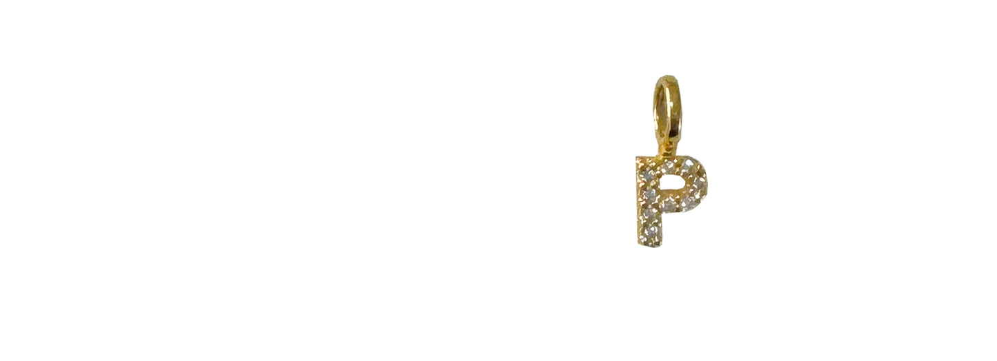 18K gold-filled Atelier Initial Charms