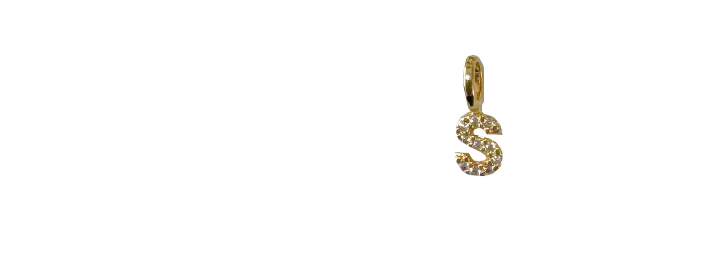 18K gold-filled Atelier Initial Charms