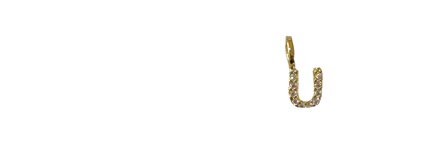18K gold-filled Atelier Initial Charms