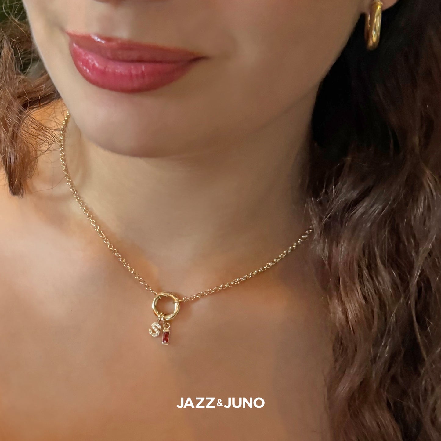 18K gold-filled Atelier Initial Charms