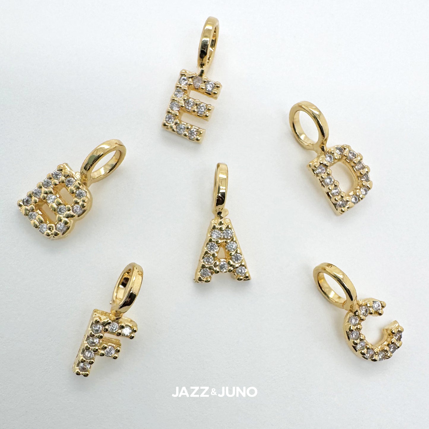 18K gold-filled Atelier Initial Charms