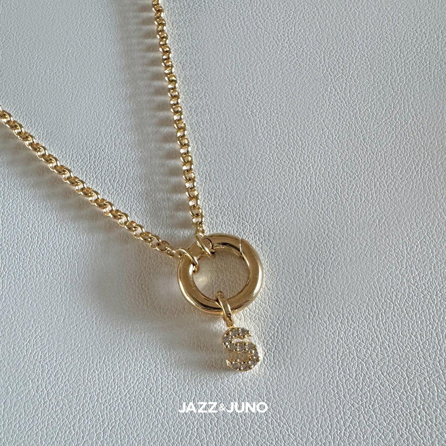 18K gold-filled Atelier Initial Charms