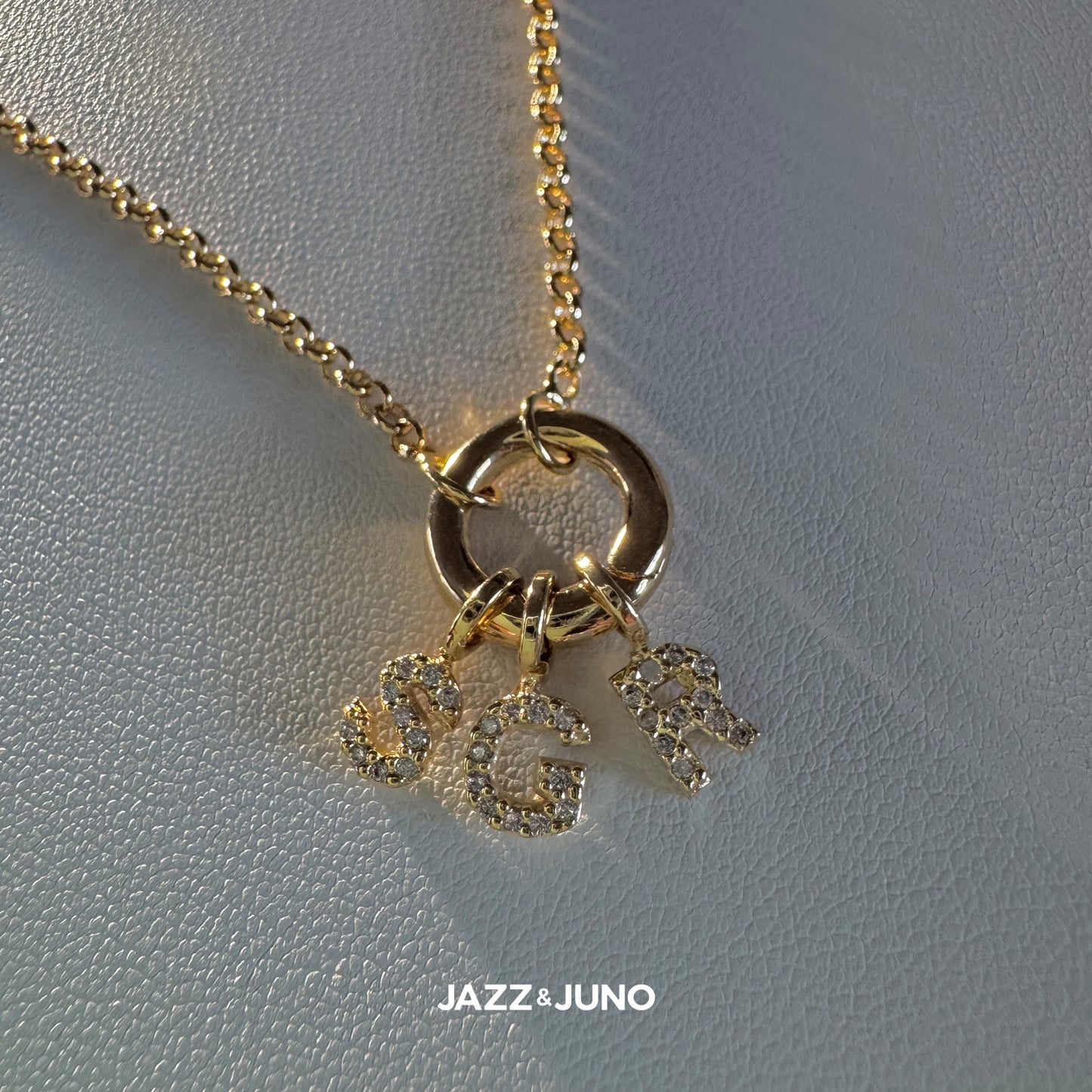 18K gold-filled Atelier Initial Charms