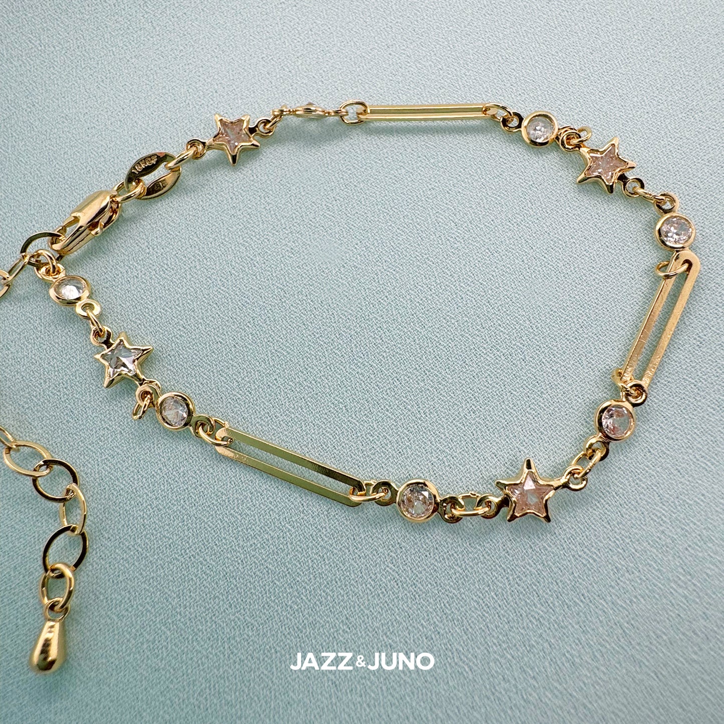 18K gold-filled Starglow Link Bracelet