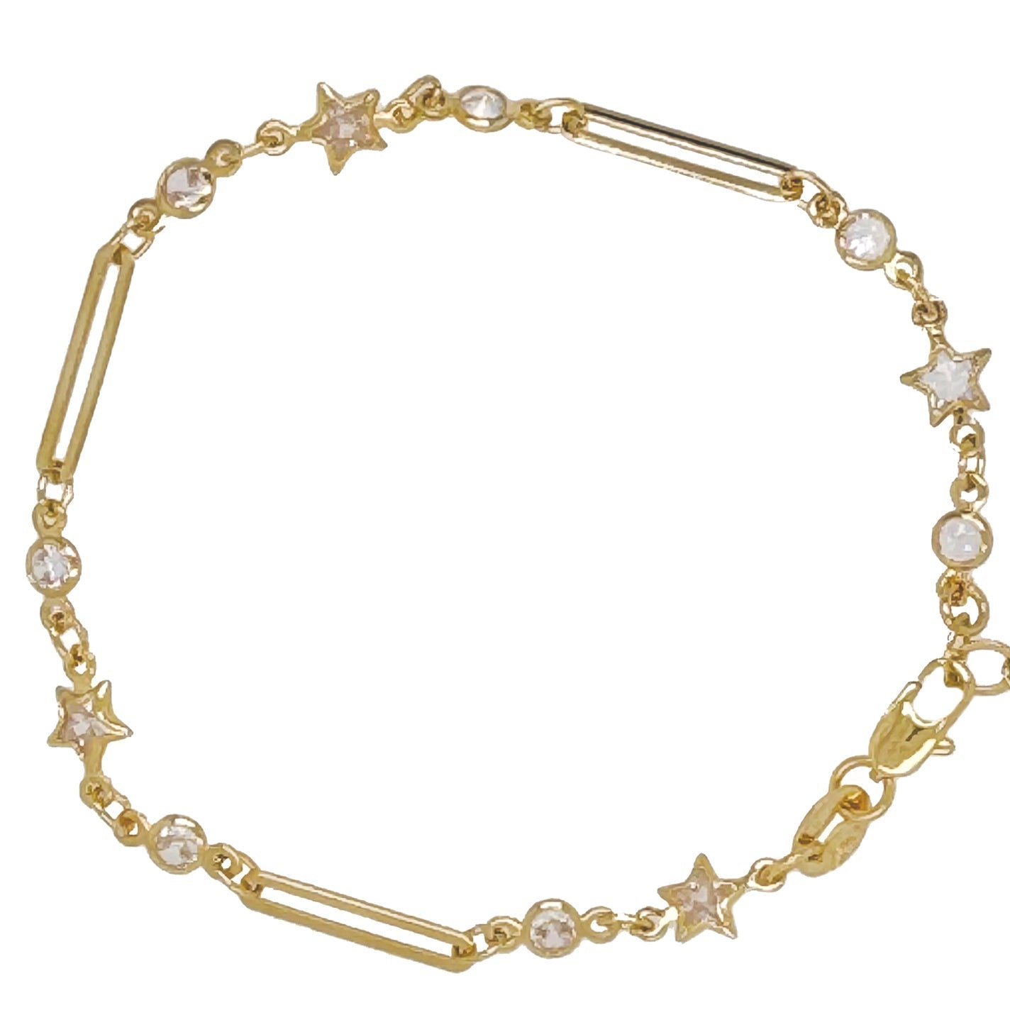 18K gold-filled Starglow Link Bracelet