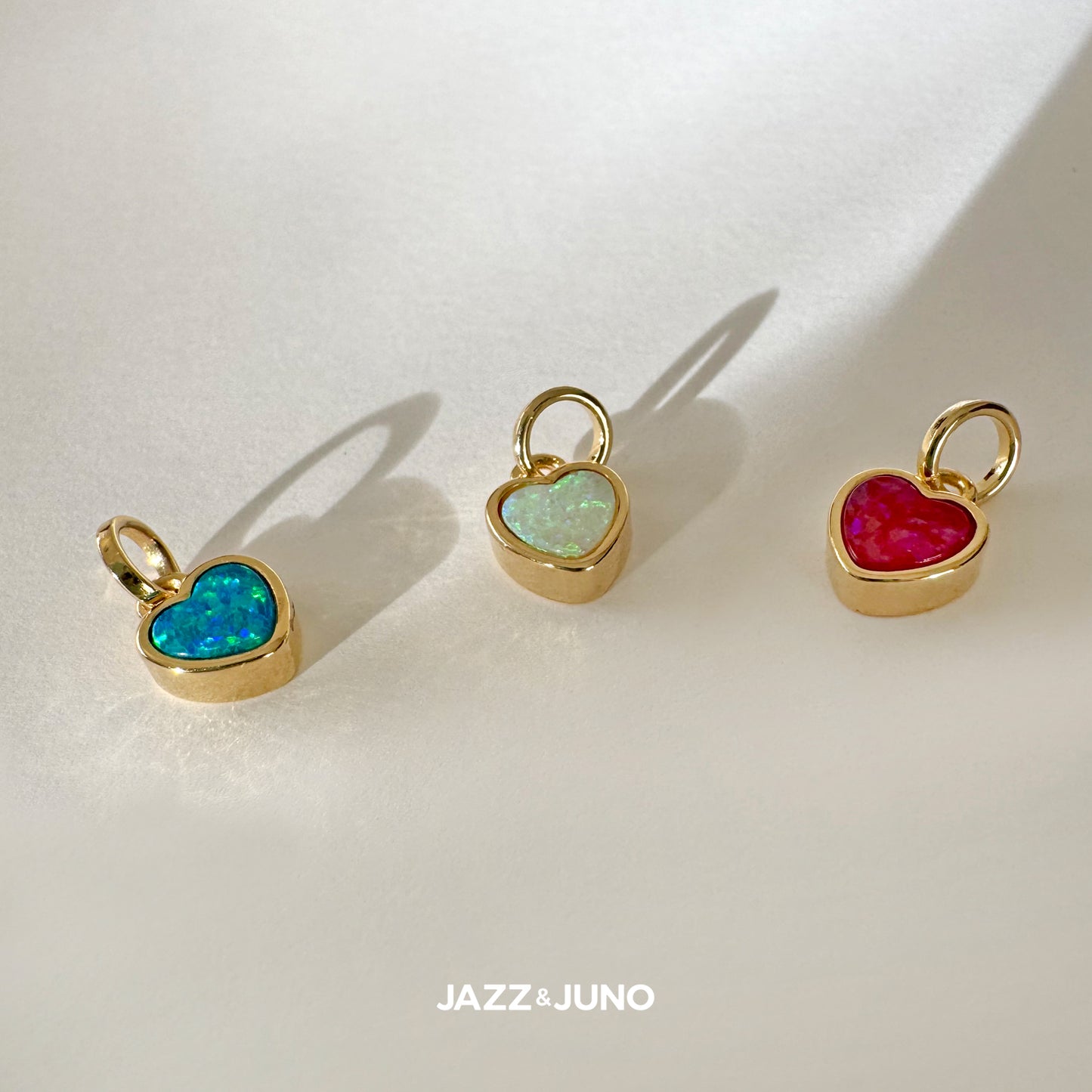 18K gold-filled Little Opal Charm