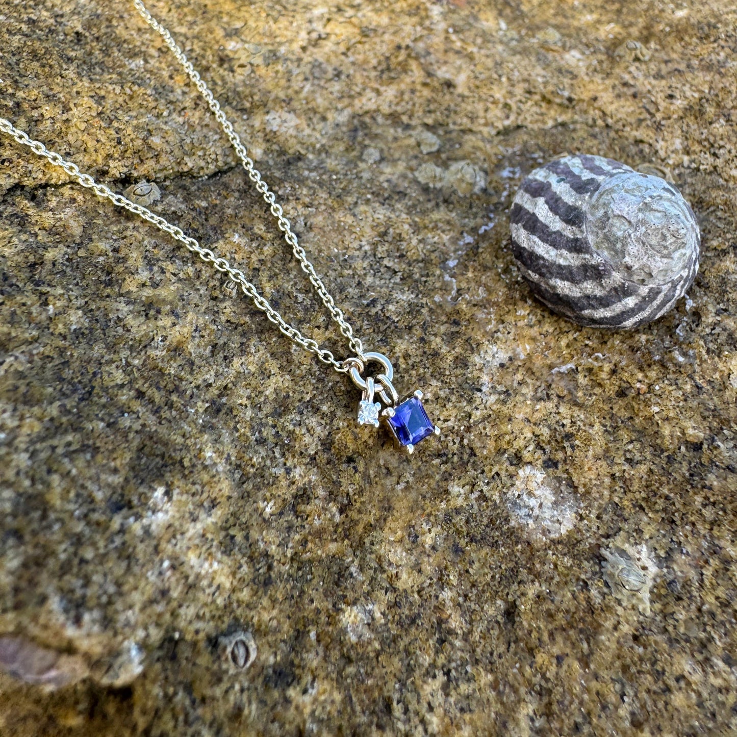 Azure Halo Necklace