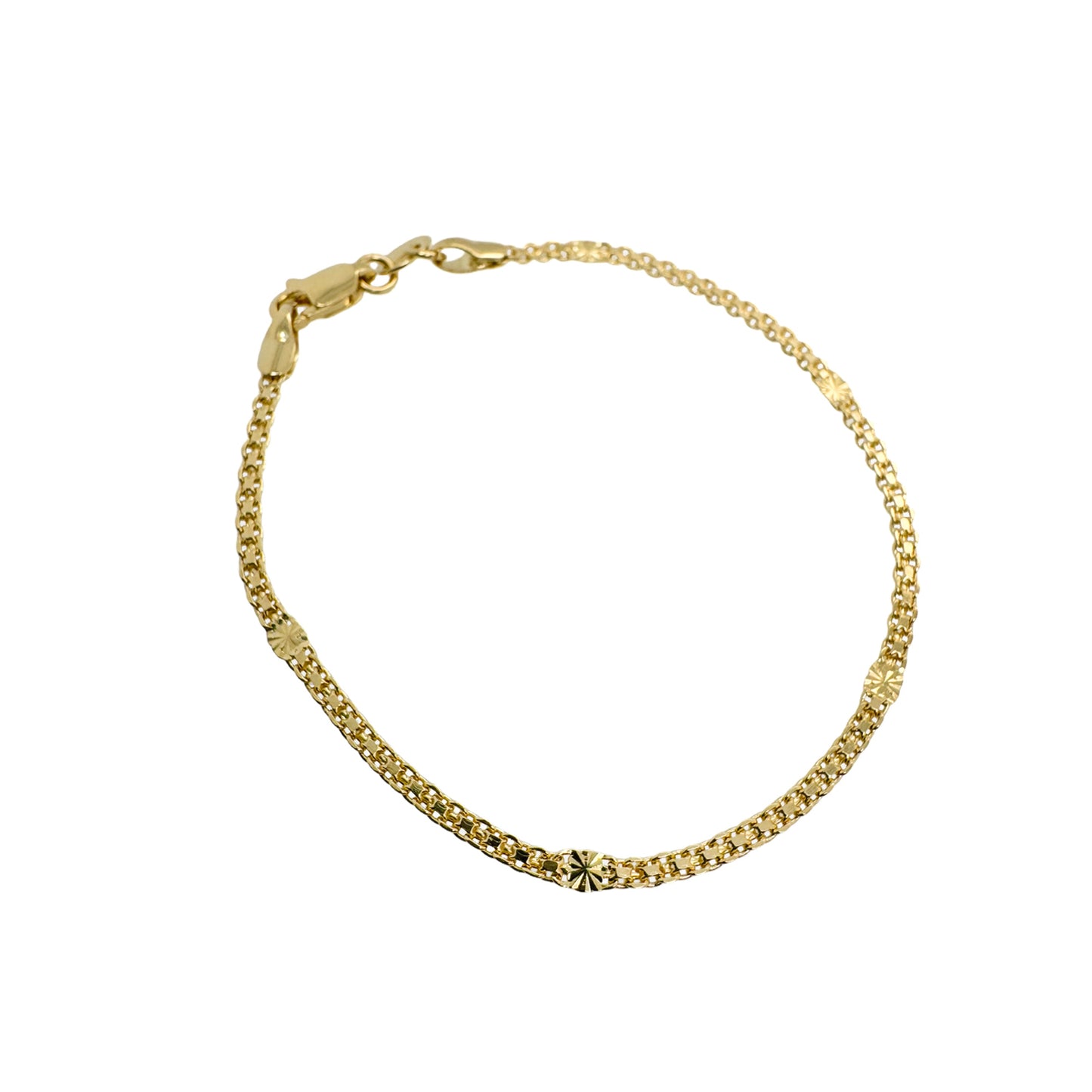 18K gold-filled Rose Bracelet