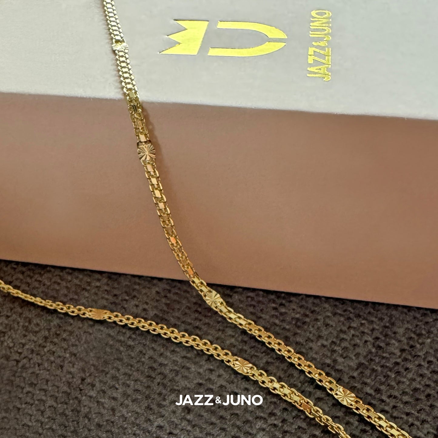 18K gold-filled Rose Necklace