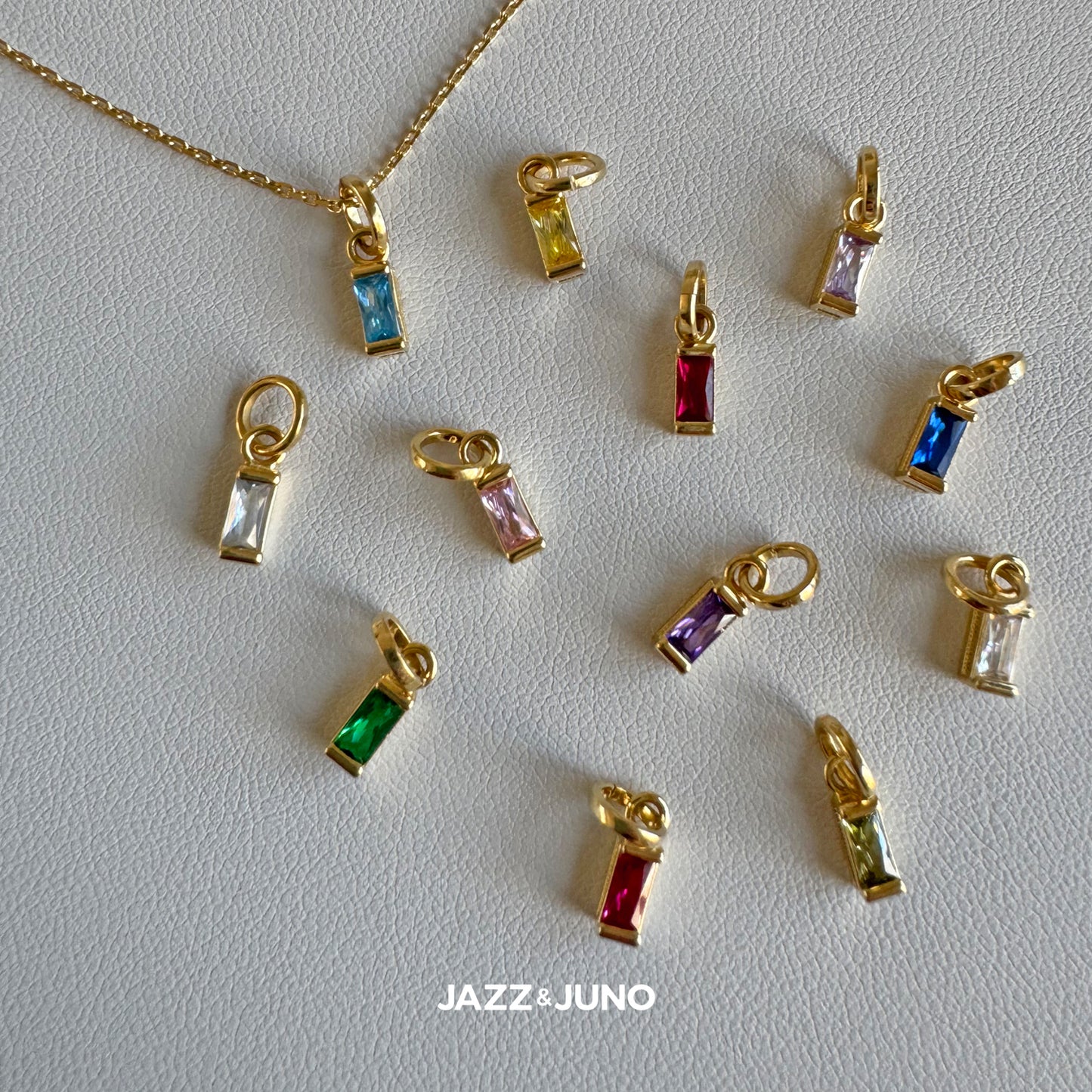 18K gold-filled Signature Birthstone Charms