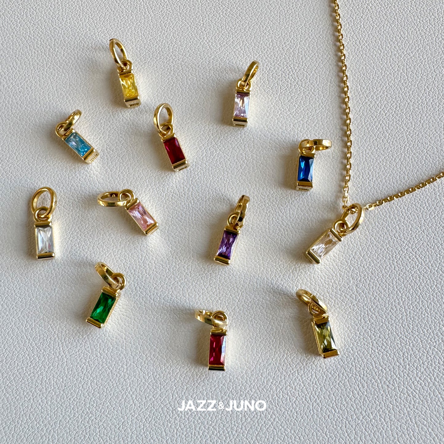 18K gold-filled Signature Birthstone Charms