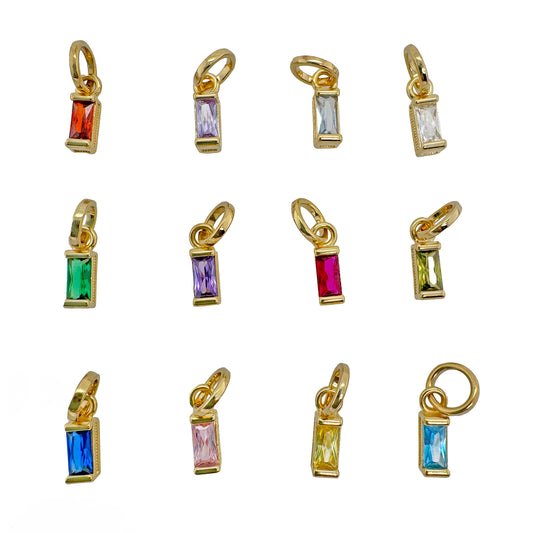 18K gold-filled Signature Birthstone Charms