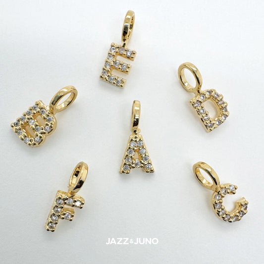 18K gold-filled Atelier Initial Charms