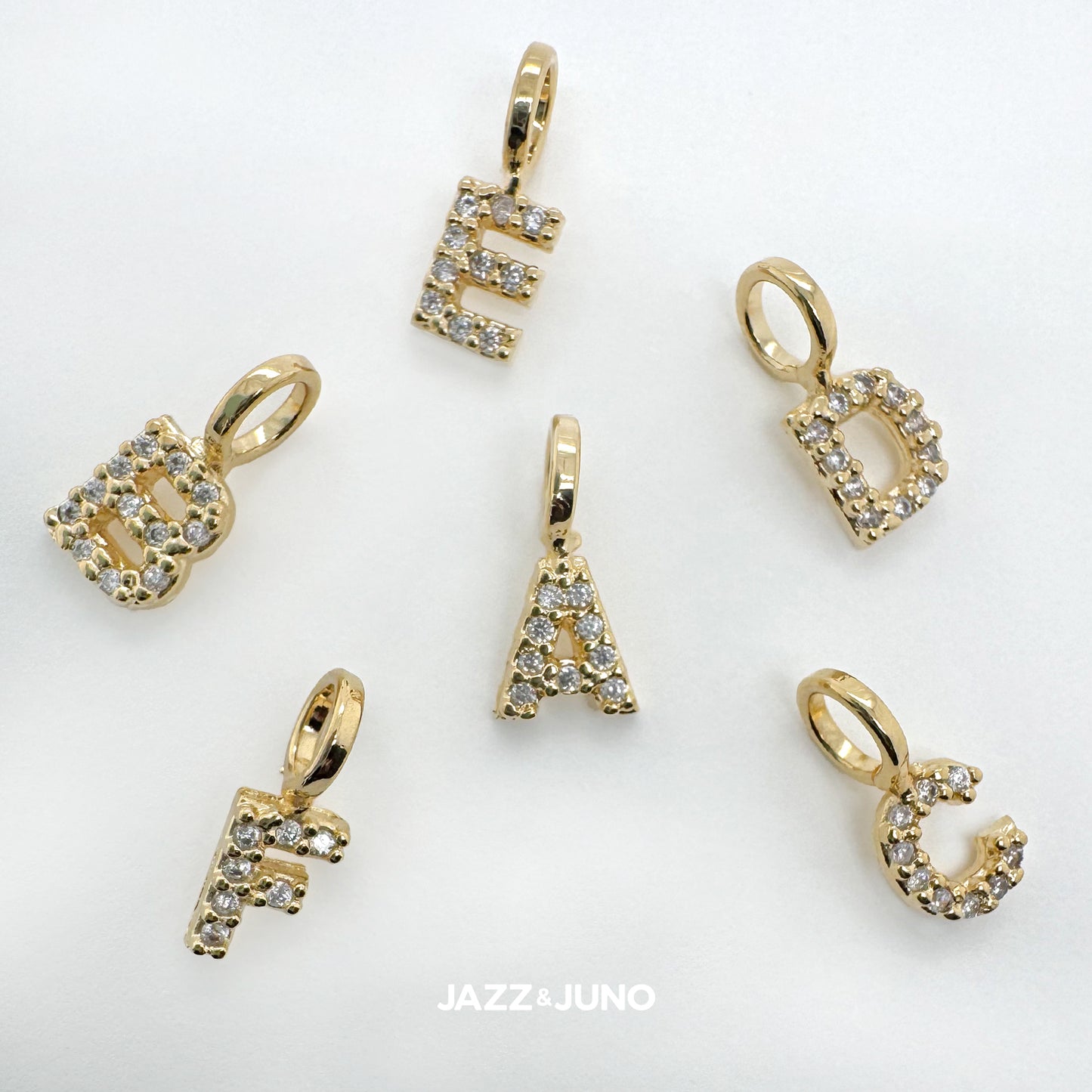 18K gold-filled Atelier Initial Charms