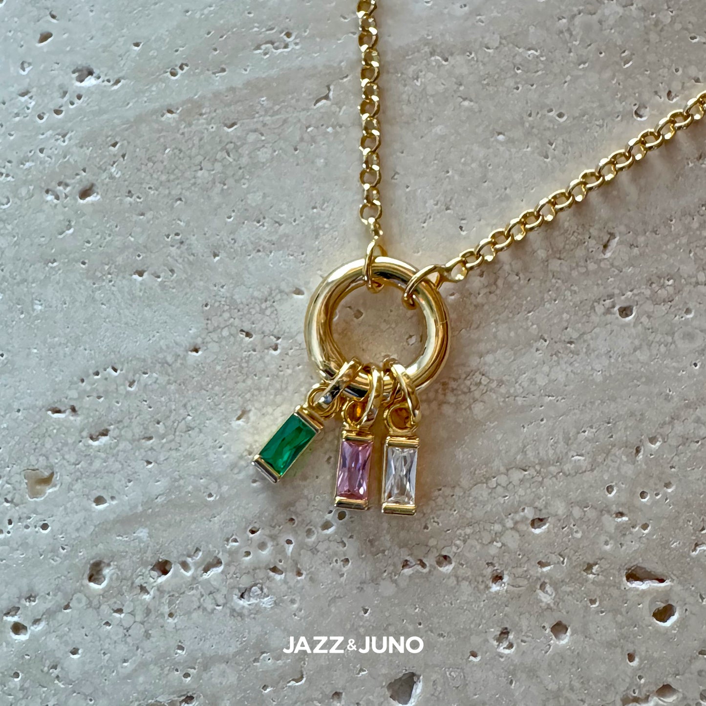 18K gold-filled Eternity Necklace
