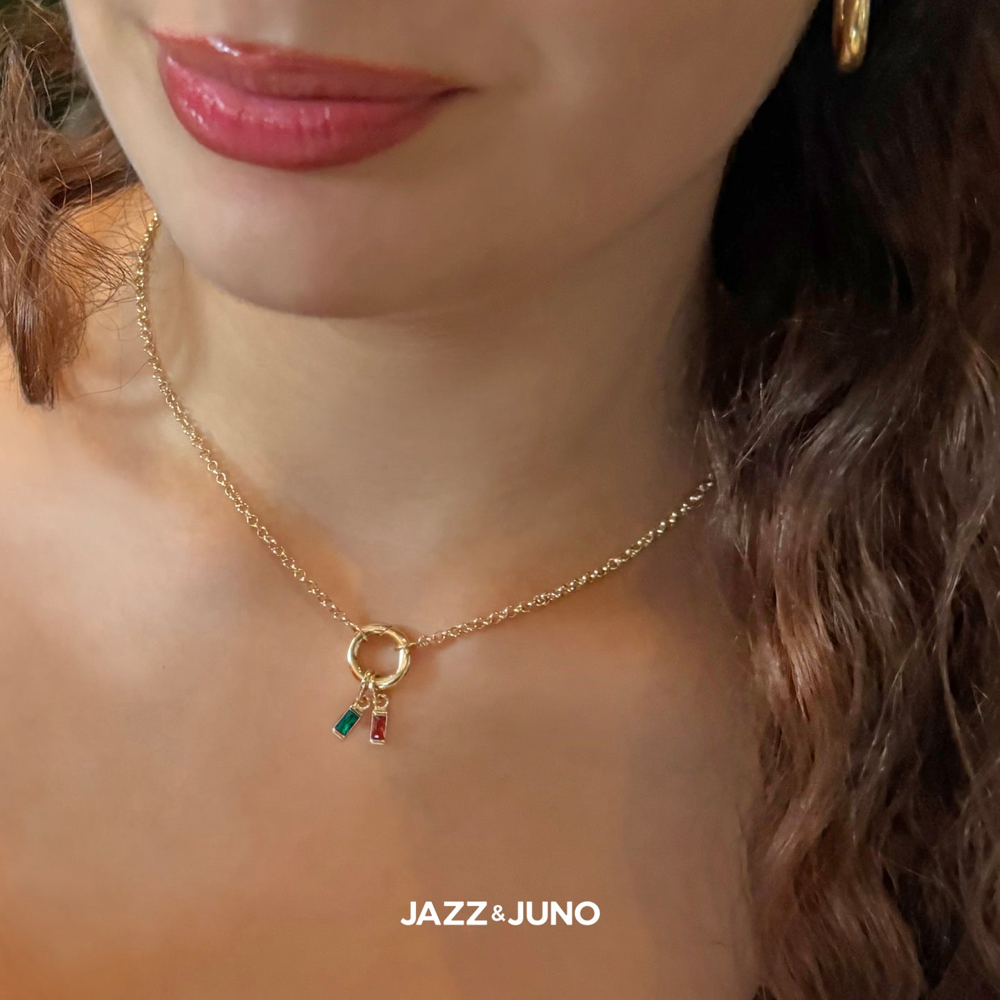 18K gold-filled Eternity Necklace