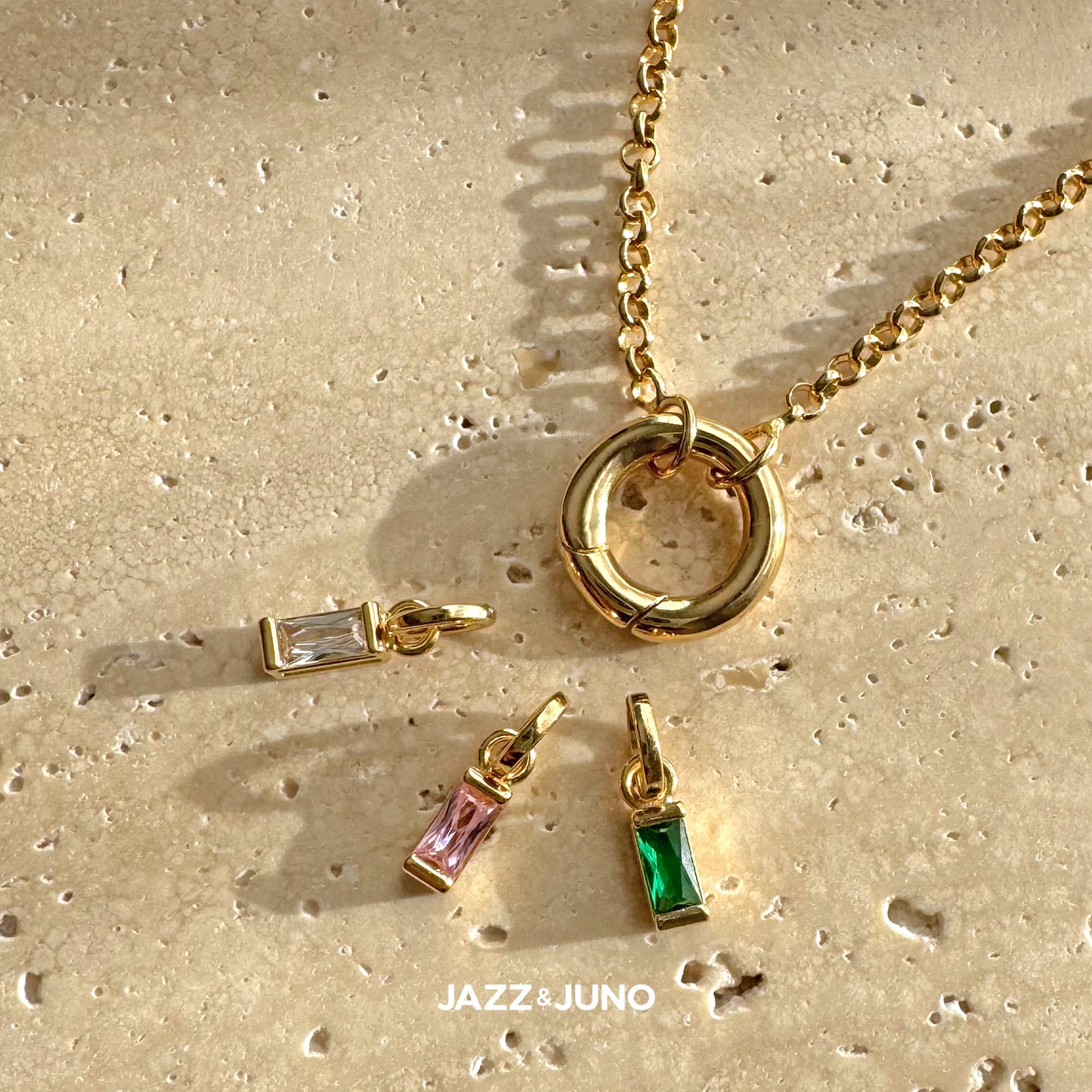18K gold-filled Eternity Necklace
