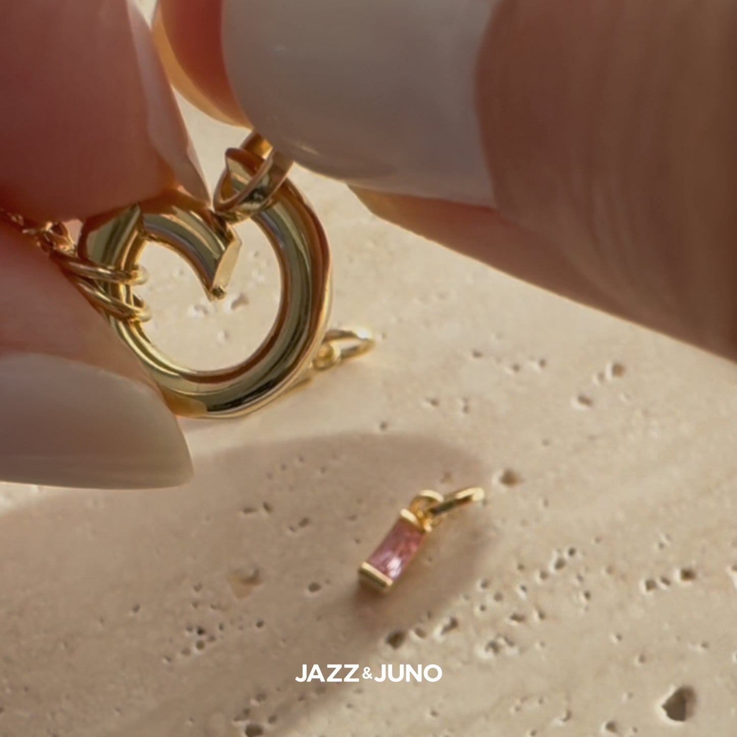 18K gold-filled Eternity Necklace