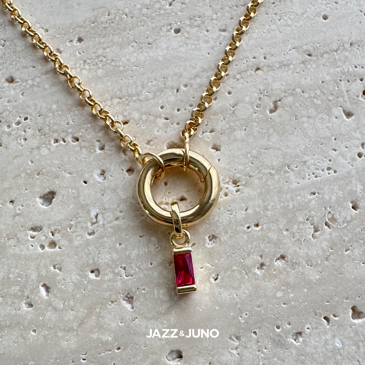 18K gold-filled Eternity Necklace