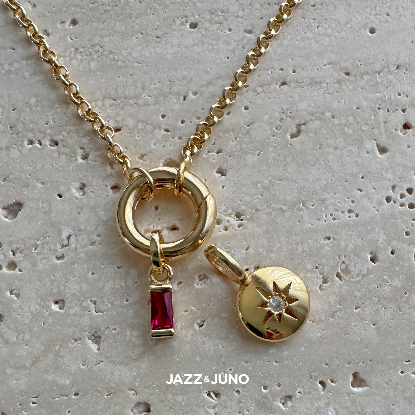 18K gold-filled Eternity Necklace