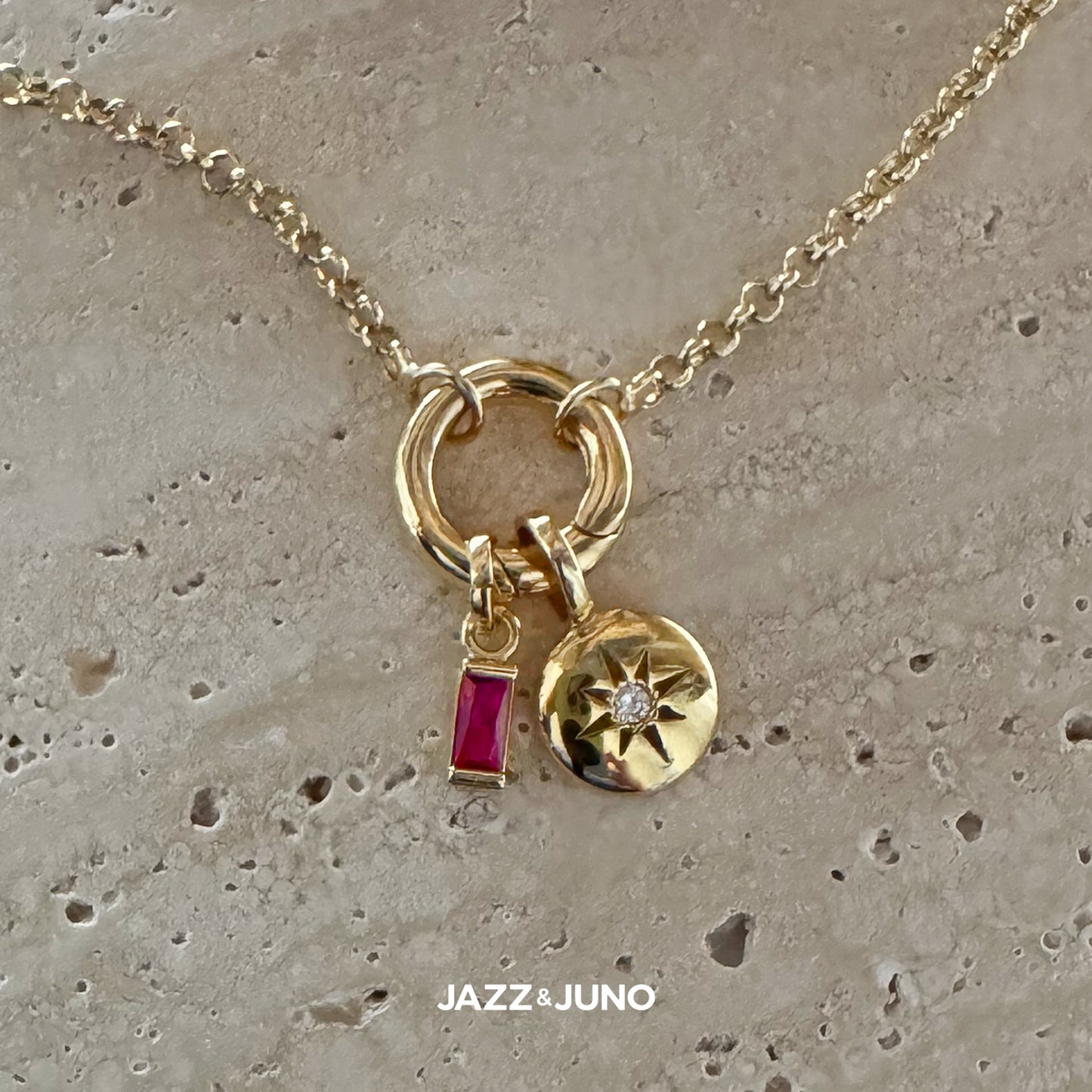18K gold-filled Eternity Necklace