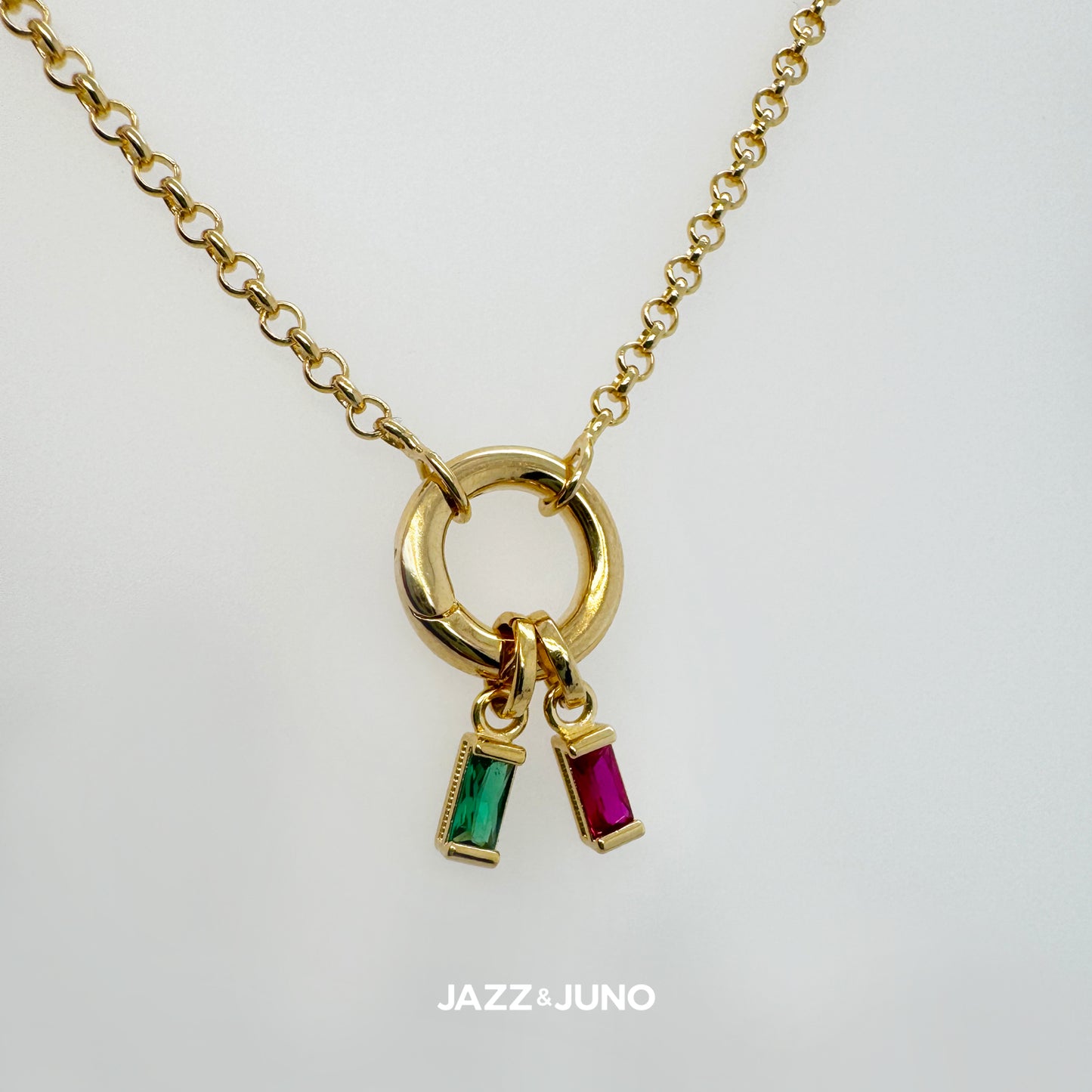 18K gold-filled Eternity Necklace