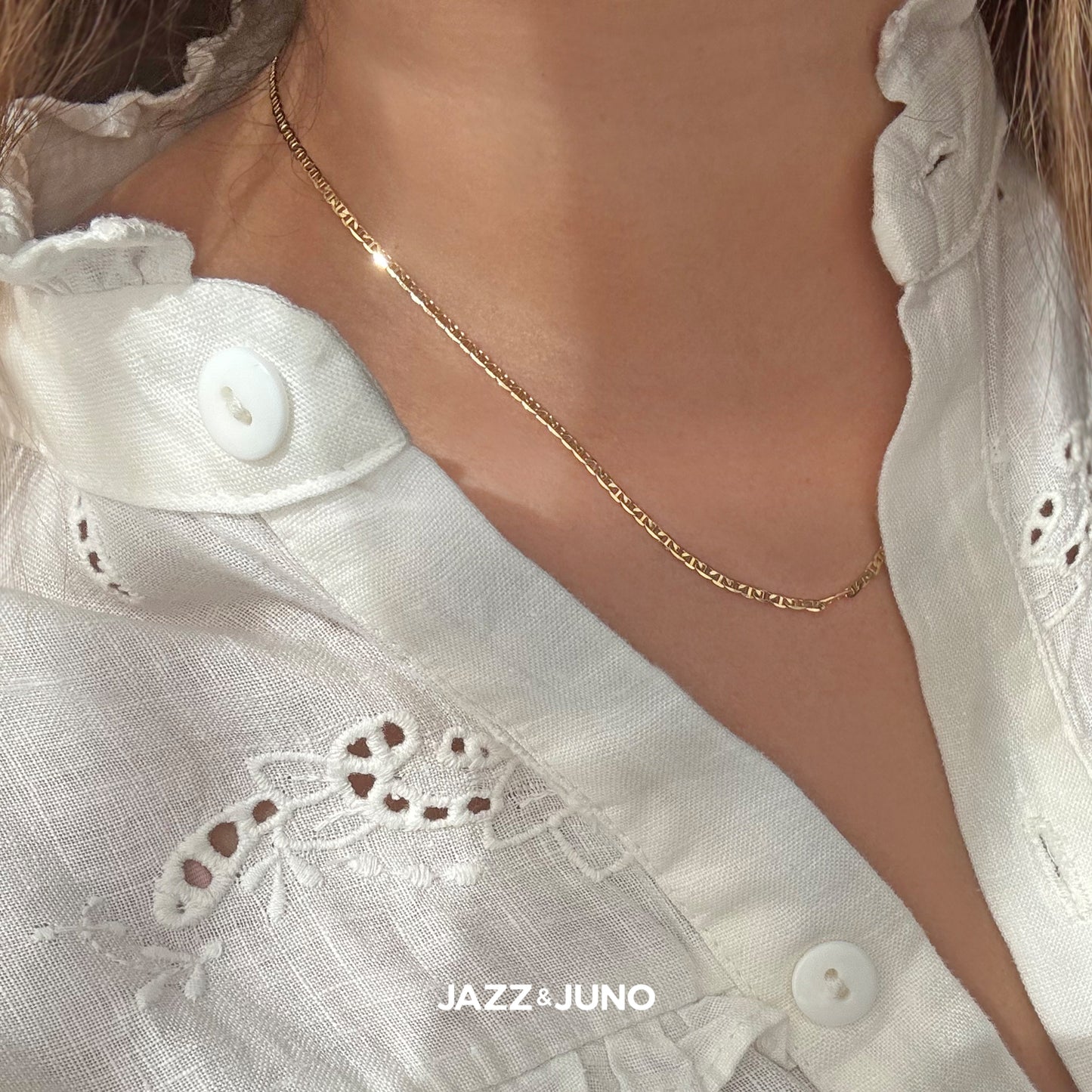 18K gold-filled Marinella Necklace