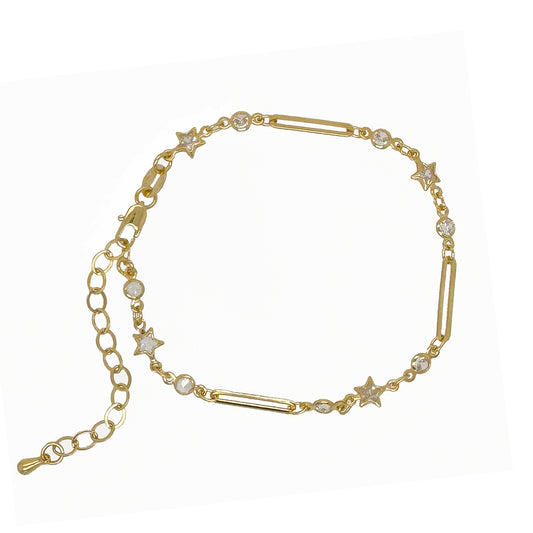18K gold-filled Starglow Link Bracelet