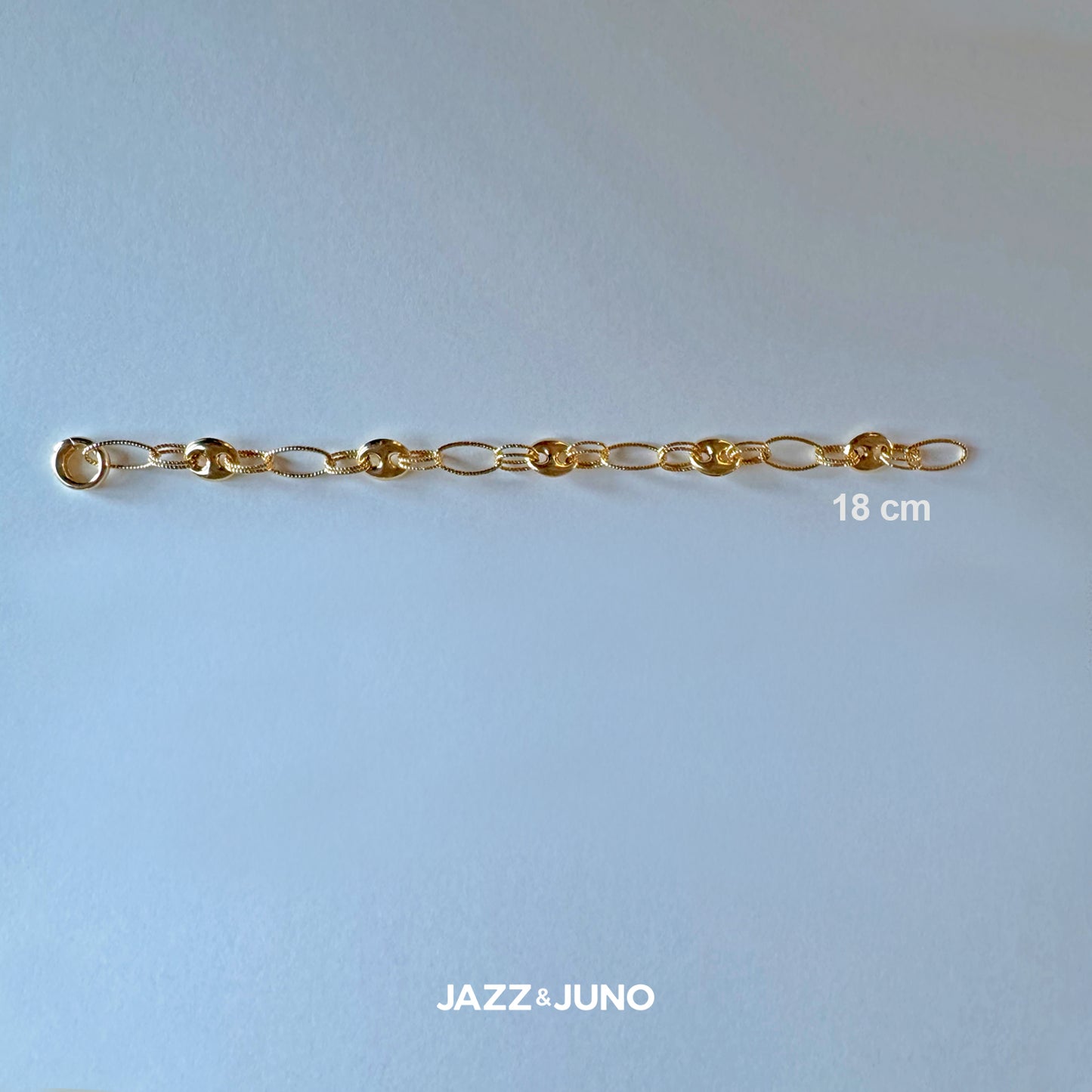 18K gold-filled Puffy Mariner Bracelet
