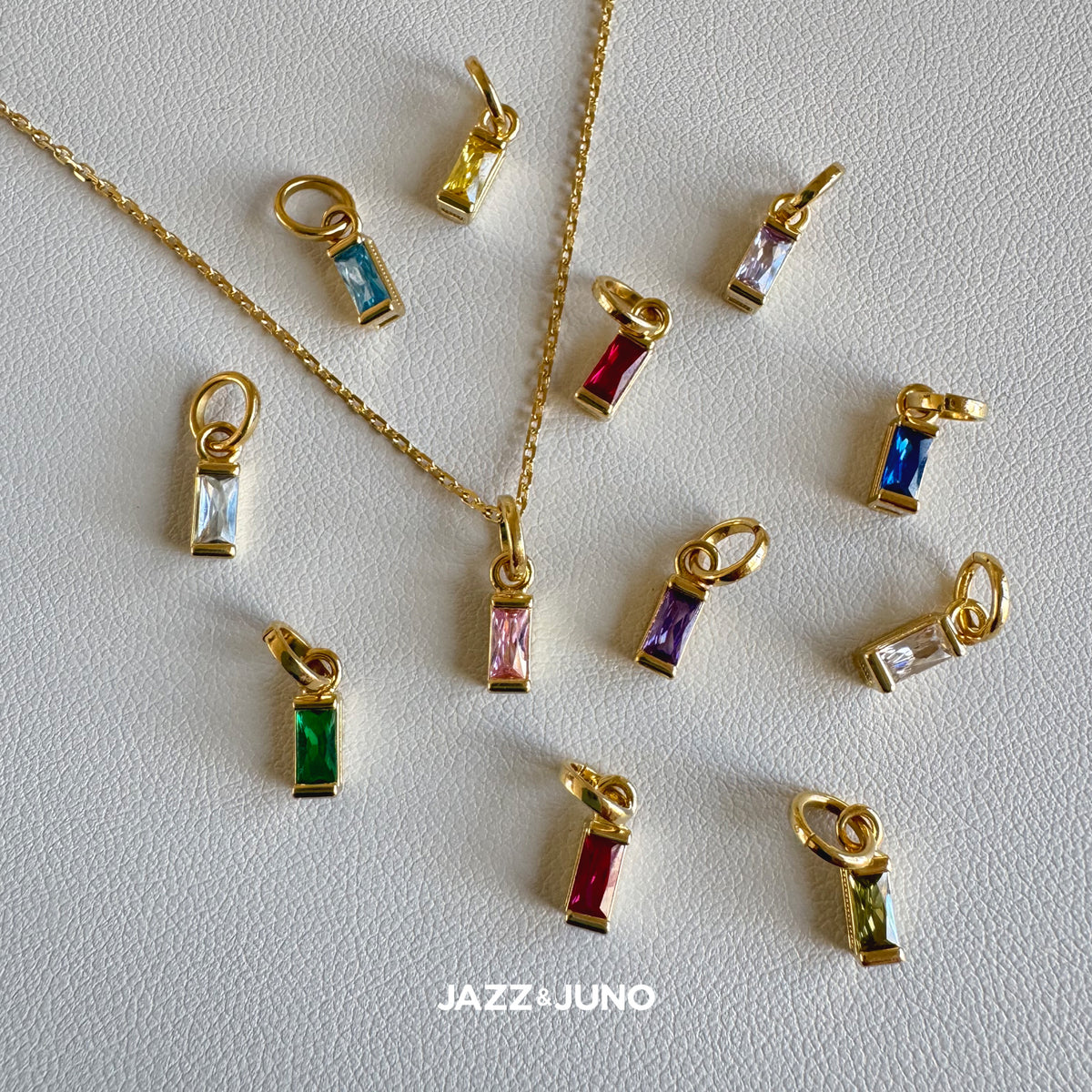 18K gold-filled Signature Birthstone Charms