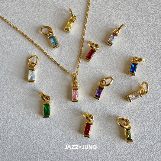 18K gold-filled Signature Birthstone Charms