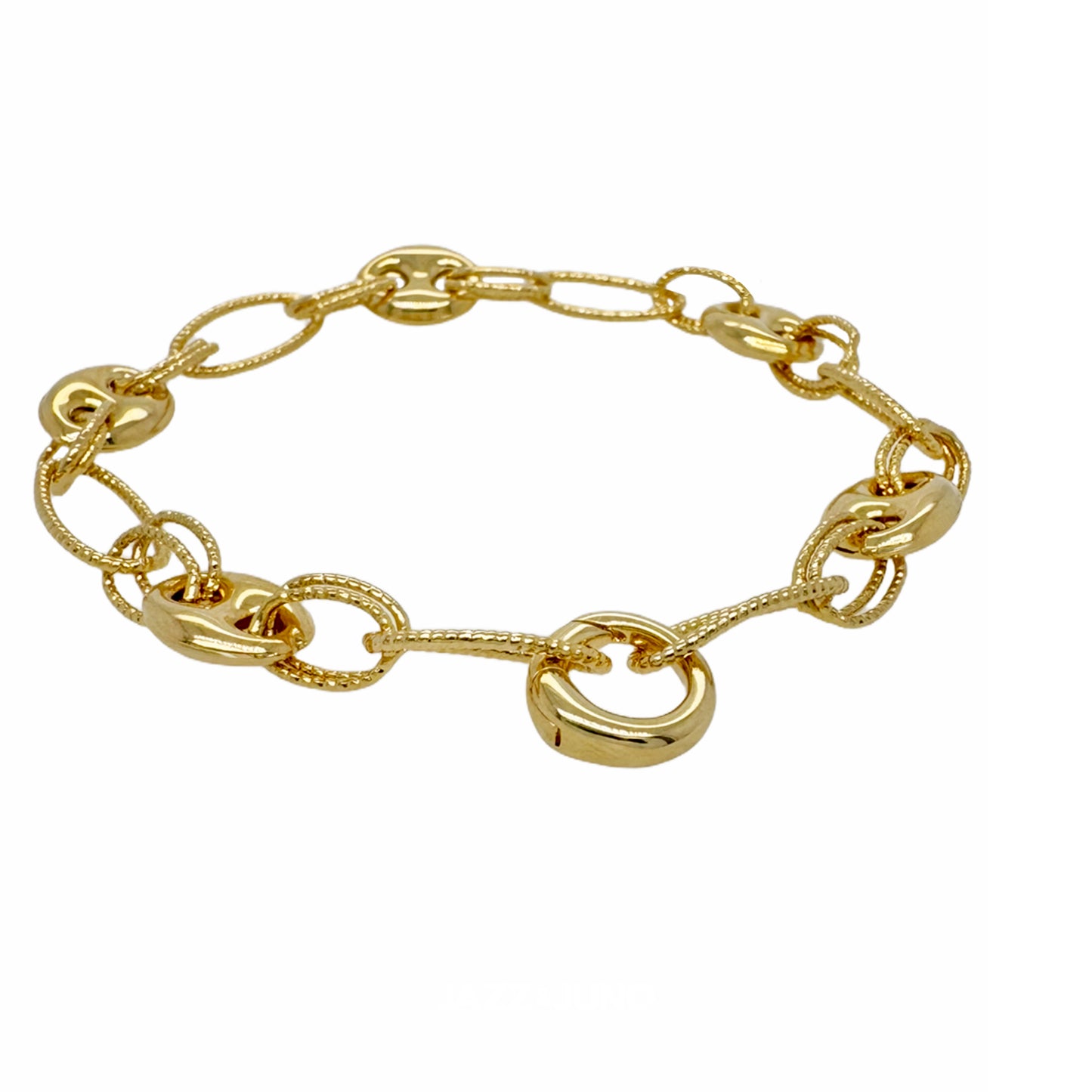 18K gold-filled Puffy Mariner Bracelet