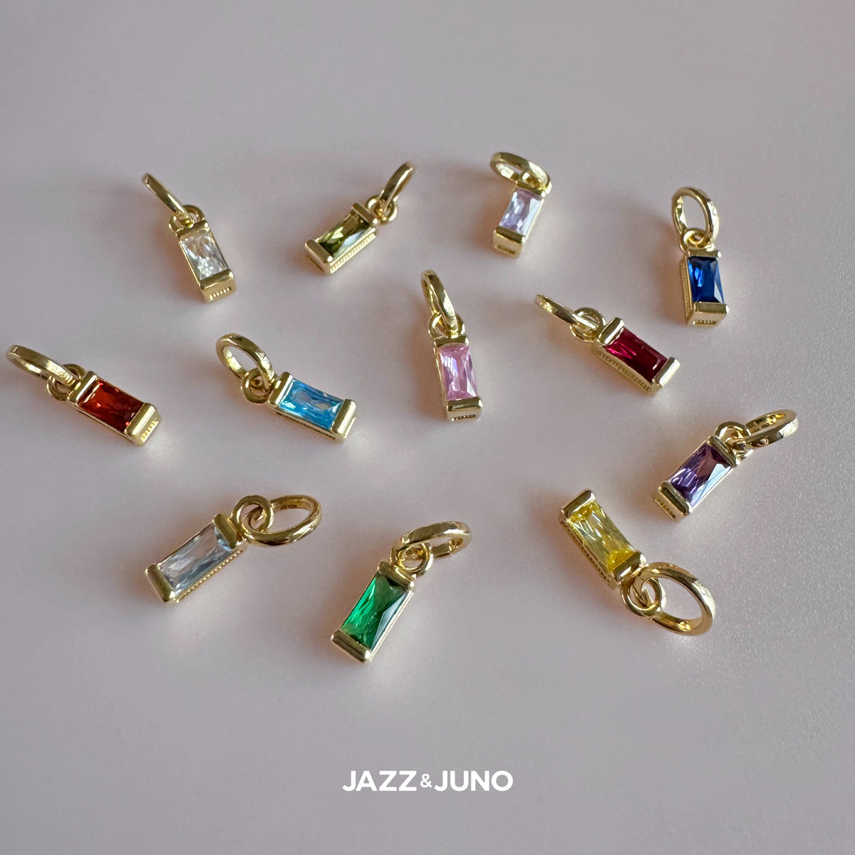 18K gold-filled Signature Birthstone Charms