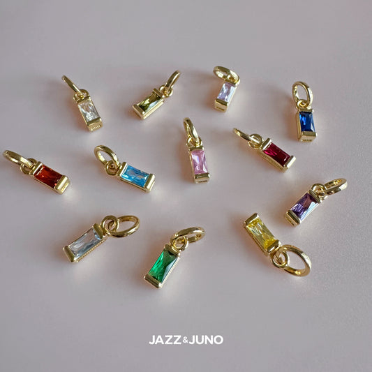 18K gold-filled Signature Birthstone Charms