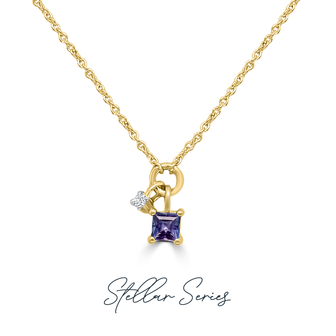 Azure Halo Necklace