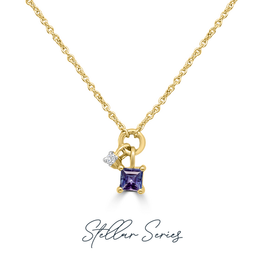 Azure Halo Necklace