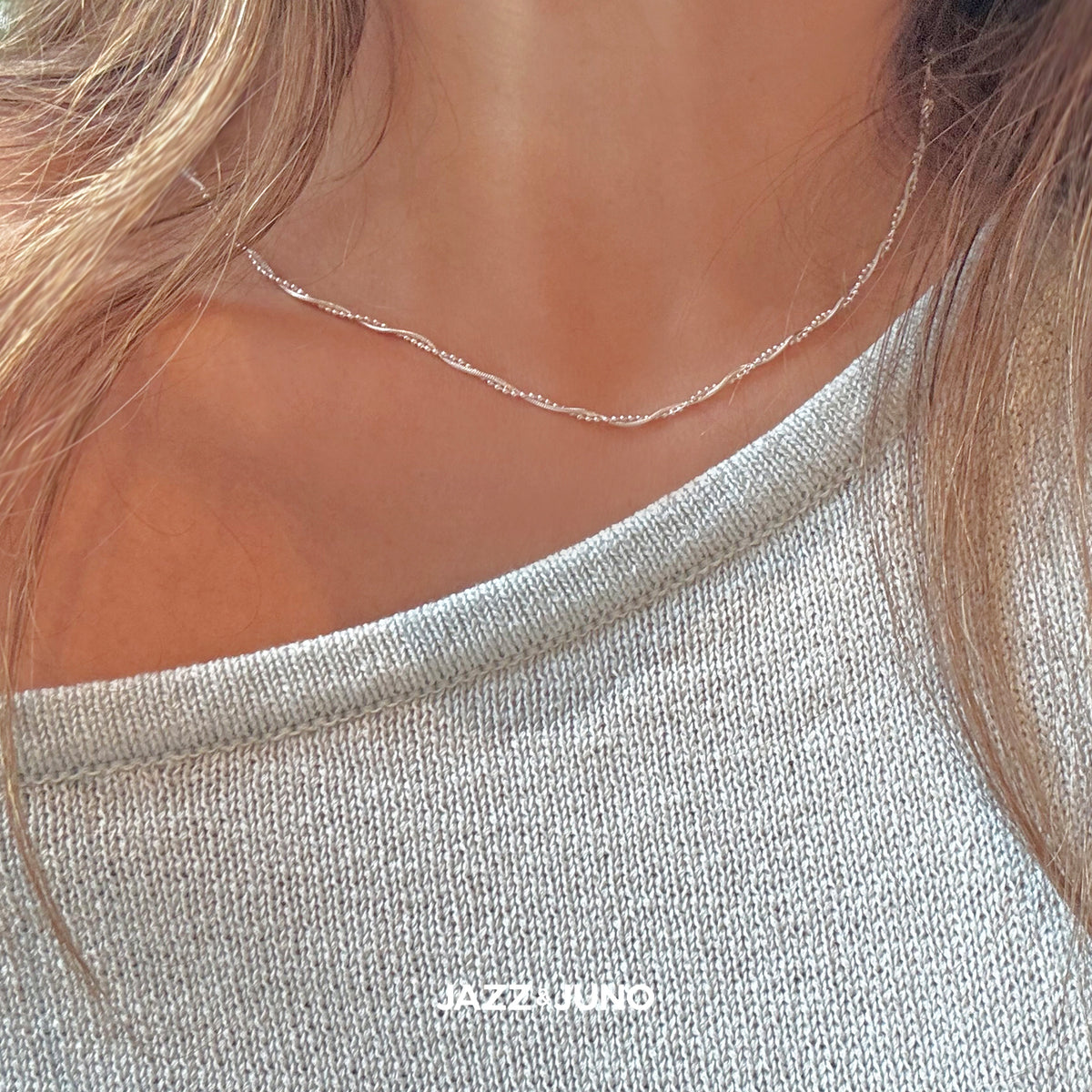925 Sterling Silver Celine Necklace