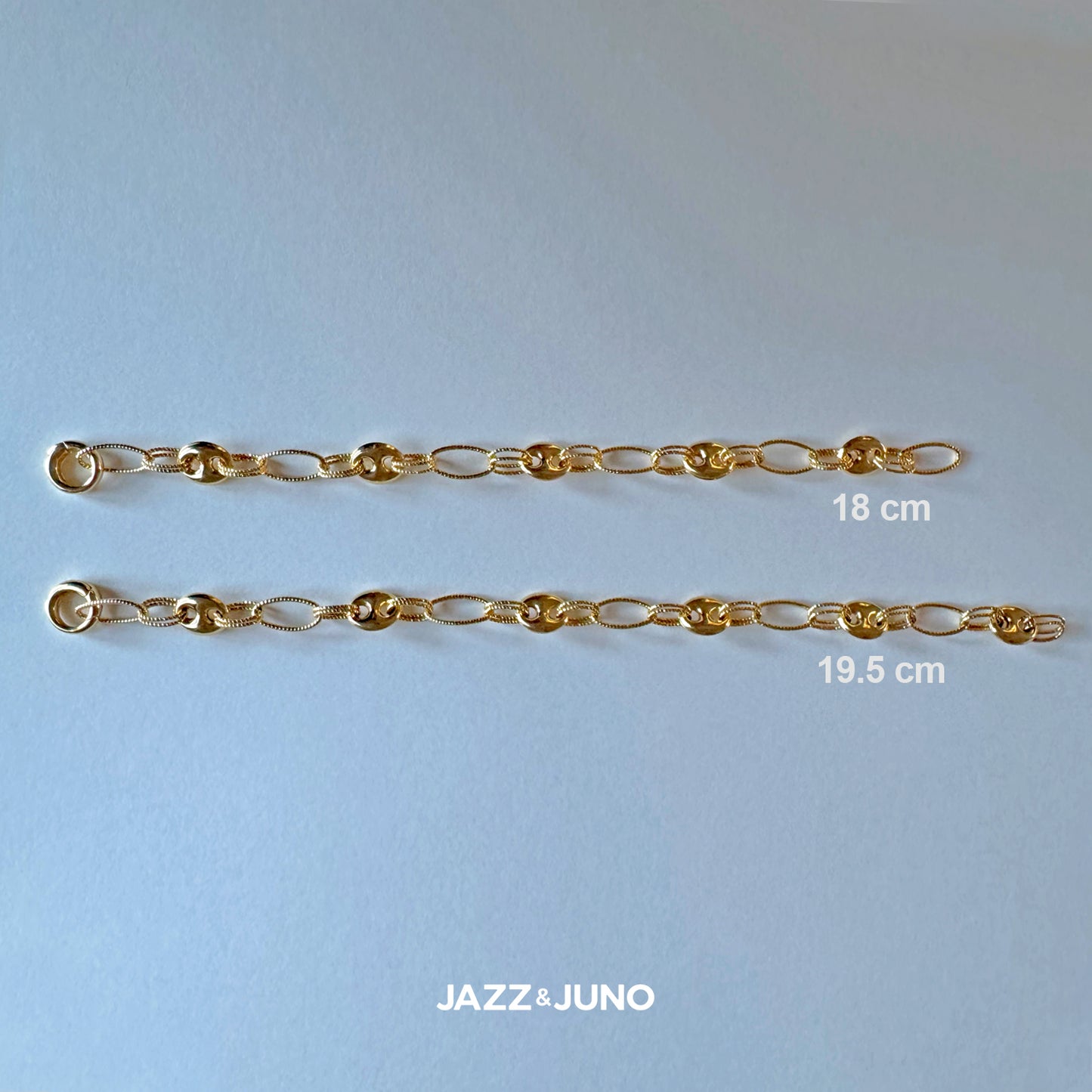 18K gold-filled Puffy Mariner Bracelet