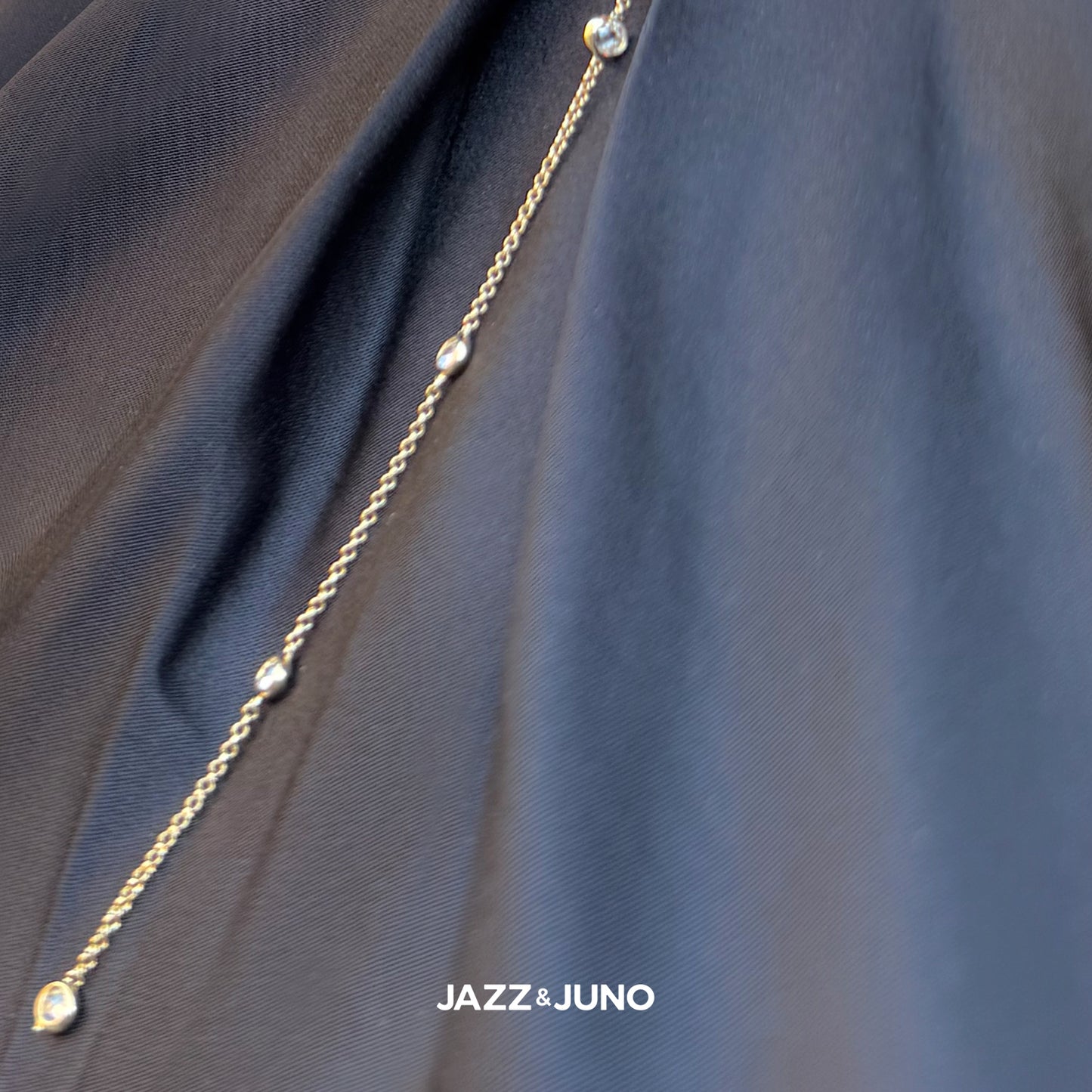 18K gold-filled Capri Lariat Necklace