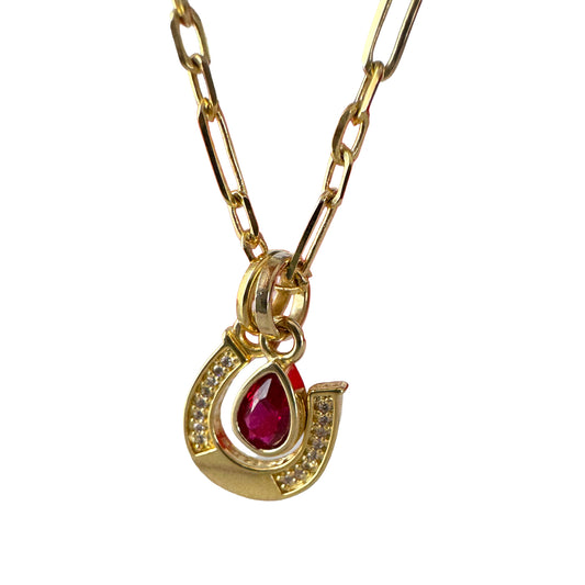 18K gold-filled Lucky Drop Necklace