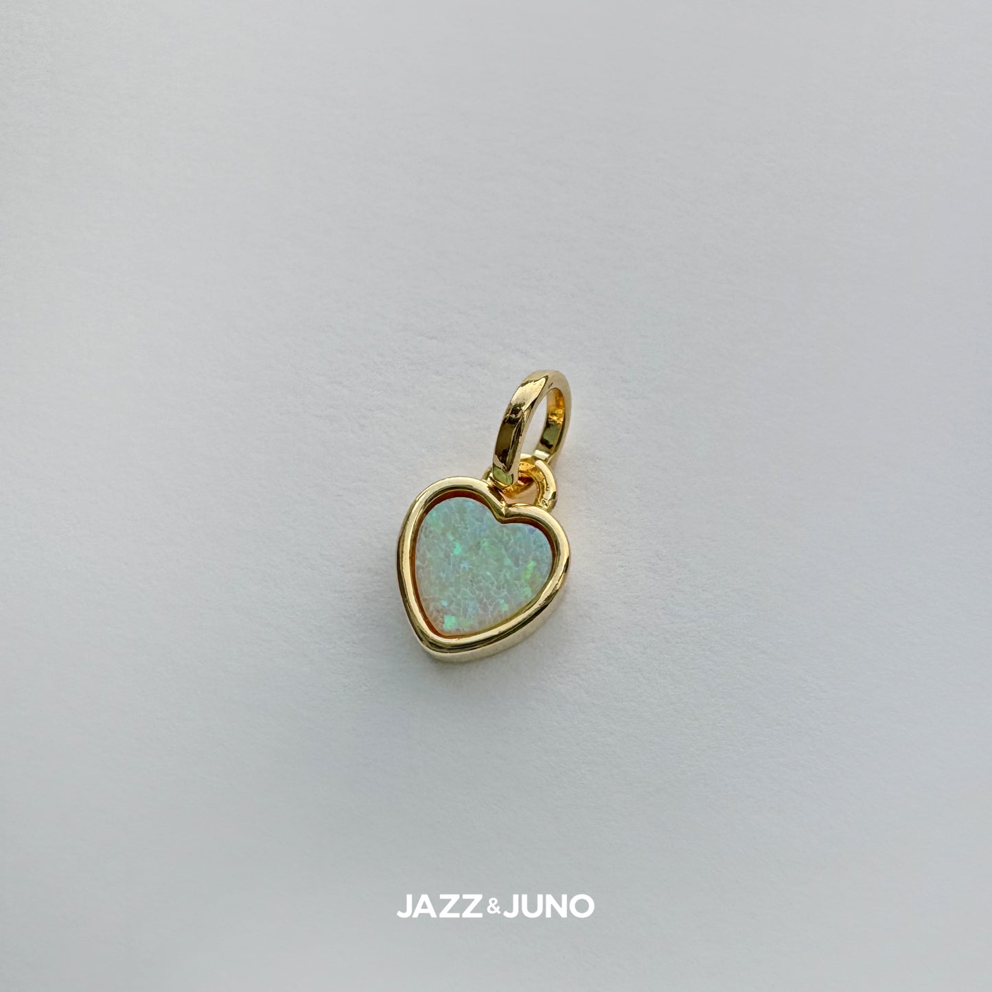 18K gold-filled Little Opal Charm